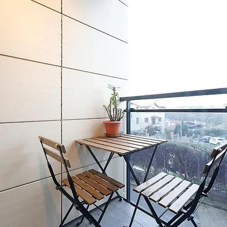 アパート Bright 2 Bedrooms And 2 Bathrooms, Balcony And Views サン・セバスティアン